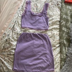 Beginning Boutique Purple Two-Piece Set